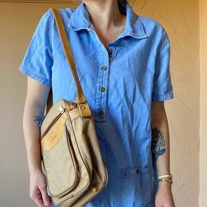 SOLD • VTG • C.M.C. Color Me Cotton Denim Dress